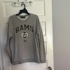 Under Armour Gray Colorado RAMS Crewneck Sweatshirt